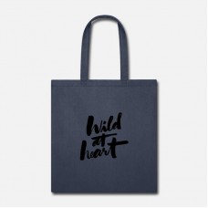 Wild At Heart Navy Tote Bag